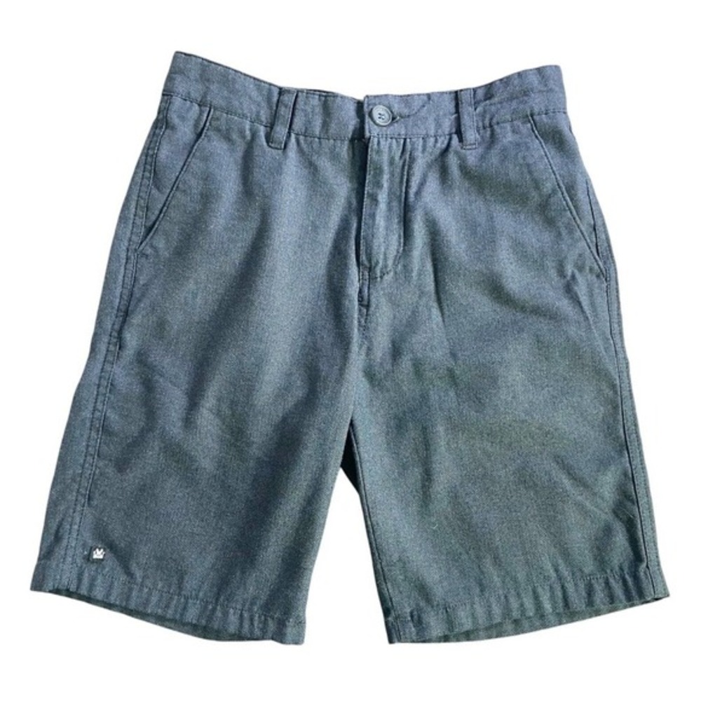 Micros Chino Shorts‎ Boys Youth Size 14 Charcoal Great Condition